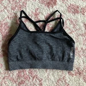 Adapt marl seamless sports bra